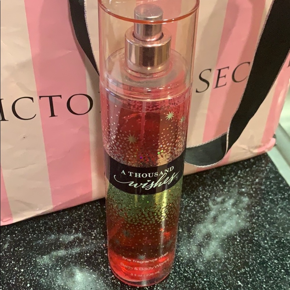 A thousand wishes bath and body works spray